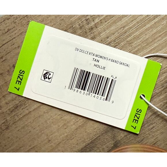 DV by Dolce Vita Women’s H-Band Slide Sandals Tan Size 7 - Picture 8 of 10